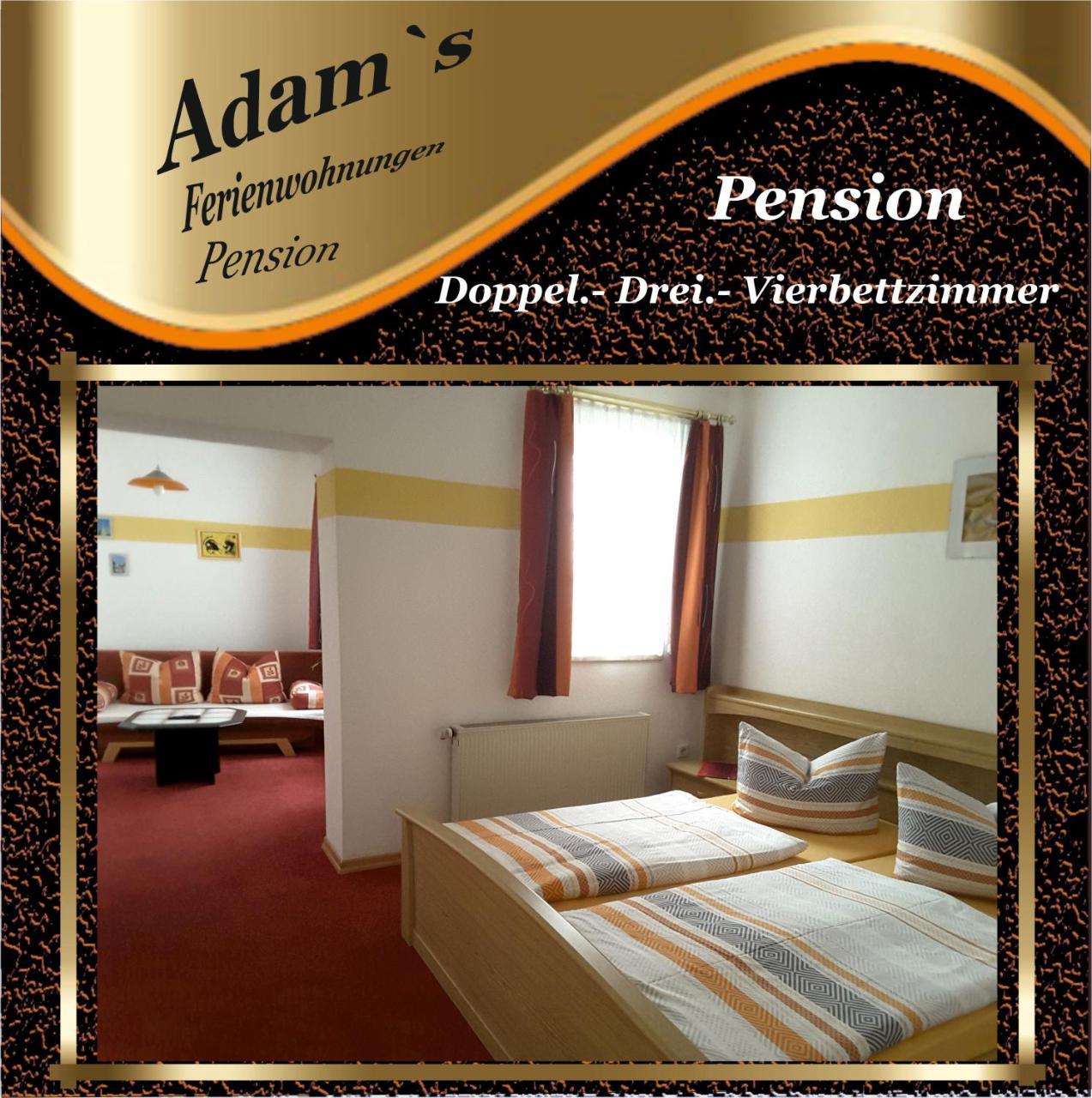 Adams Pension Und Ferienwohnungen Muhlhausen Bagian luar foto